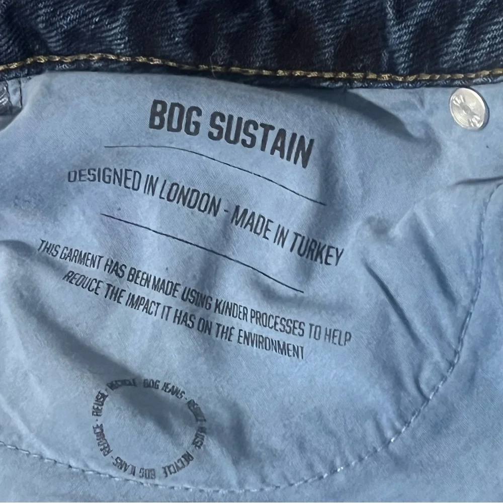 Urban Outfitters BDG Mom Jeans Dark Wash Size 26 - Picture 10 of 13
